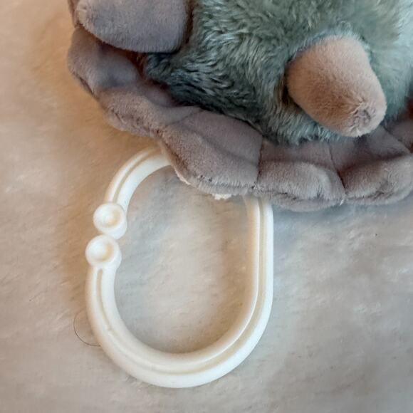 11" Musical Lullaby Triceratops Plush Green Soother Stroller Clip 2023 Dream Gro - Picture 6 of 9